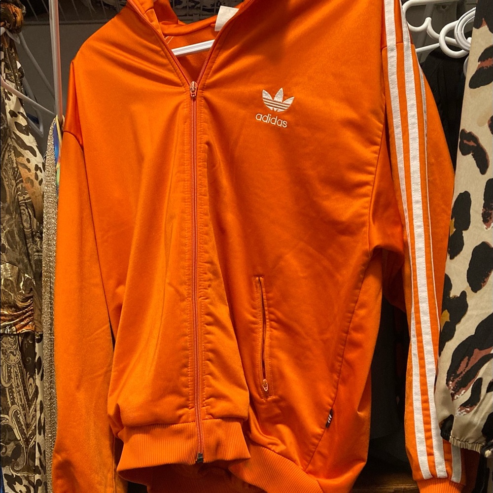 Original  ADIDAS 1990’s Track Jacket (bright orange)